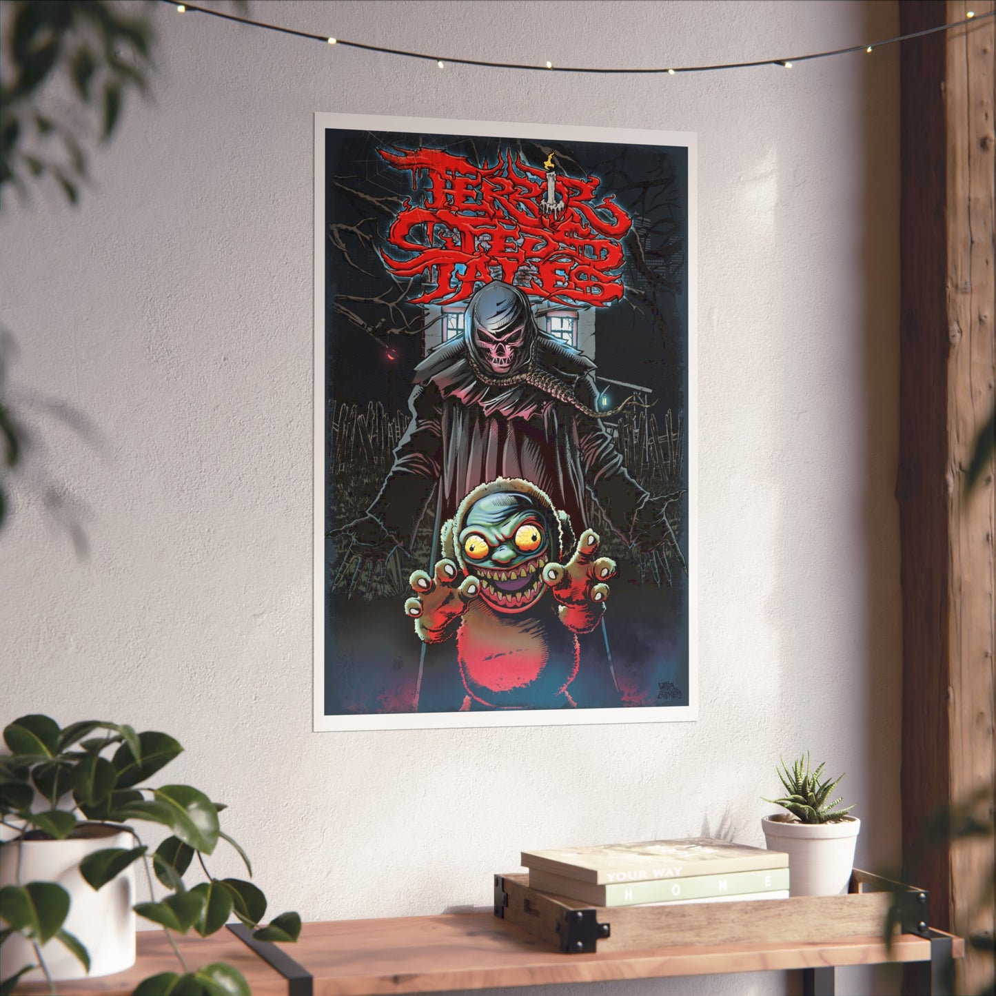 Poster Art Print (WHITE BORDER) - Who Wants It by Worthy Enemies