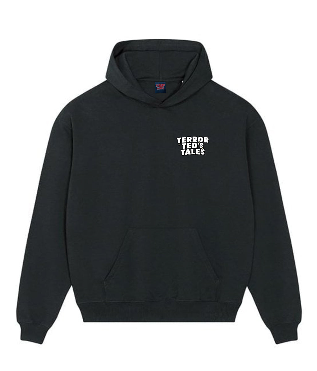 TED DAVINCI B&W - BLACK HOODIE