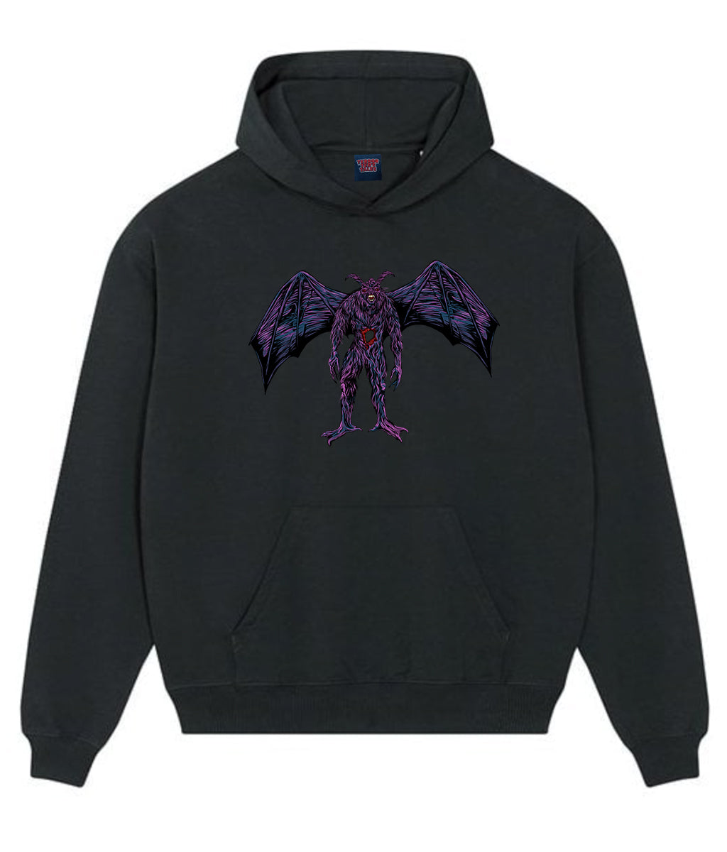 MOTHMAN HOODIE BLACK