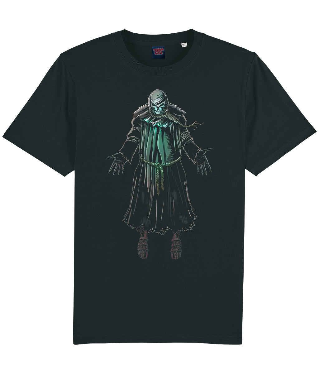 WHO WANTS IT - SACKHEAD BLACK T-SHIRT