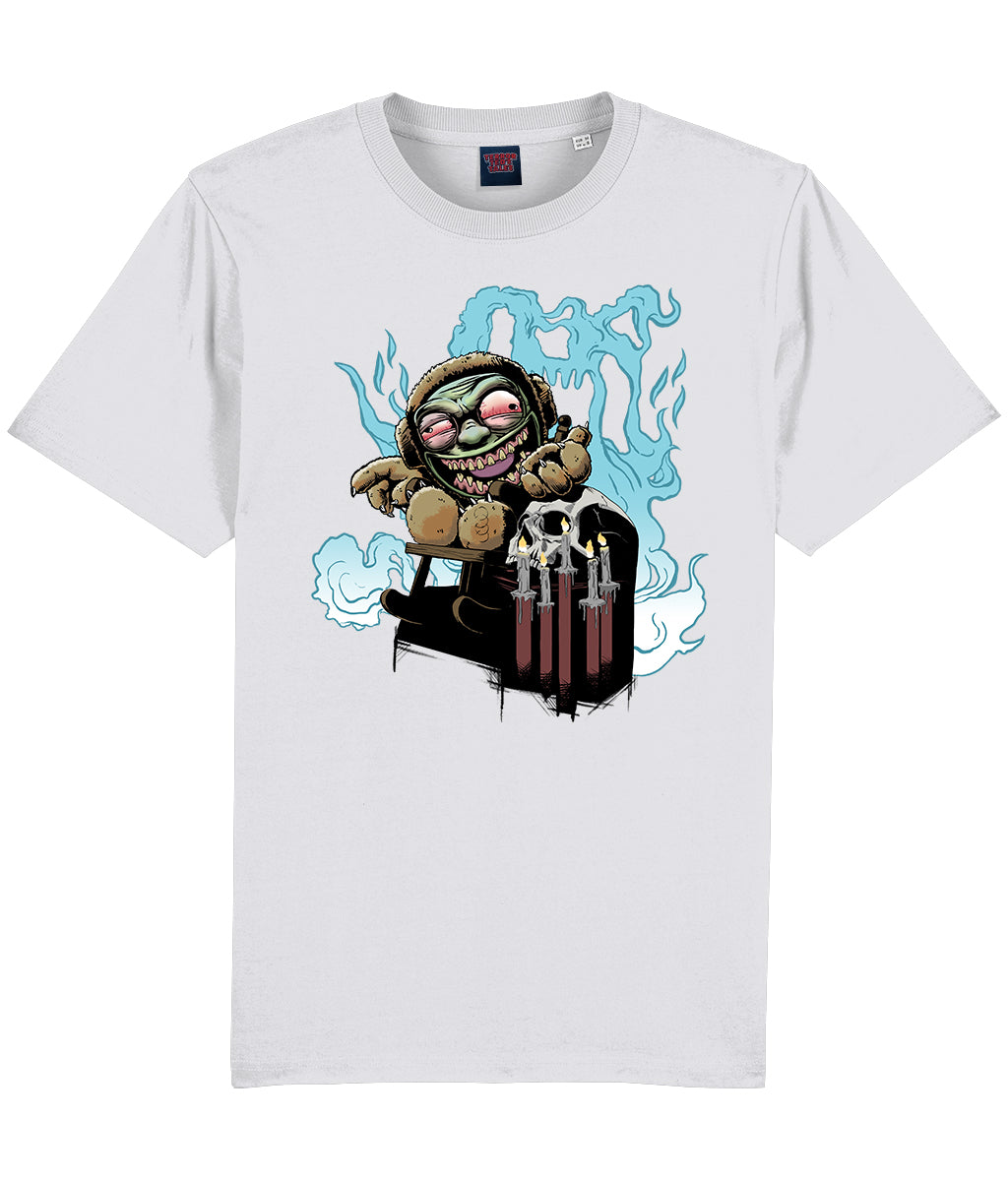 TED - HIGH AS F*** - WHITE T-SHIRT