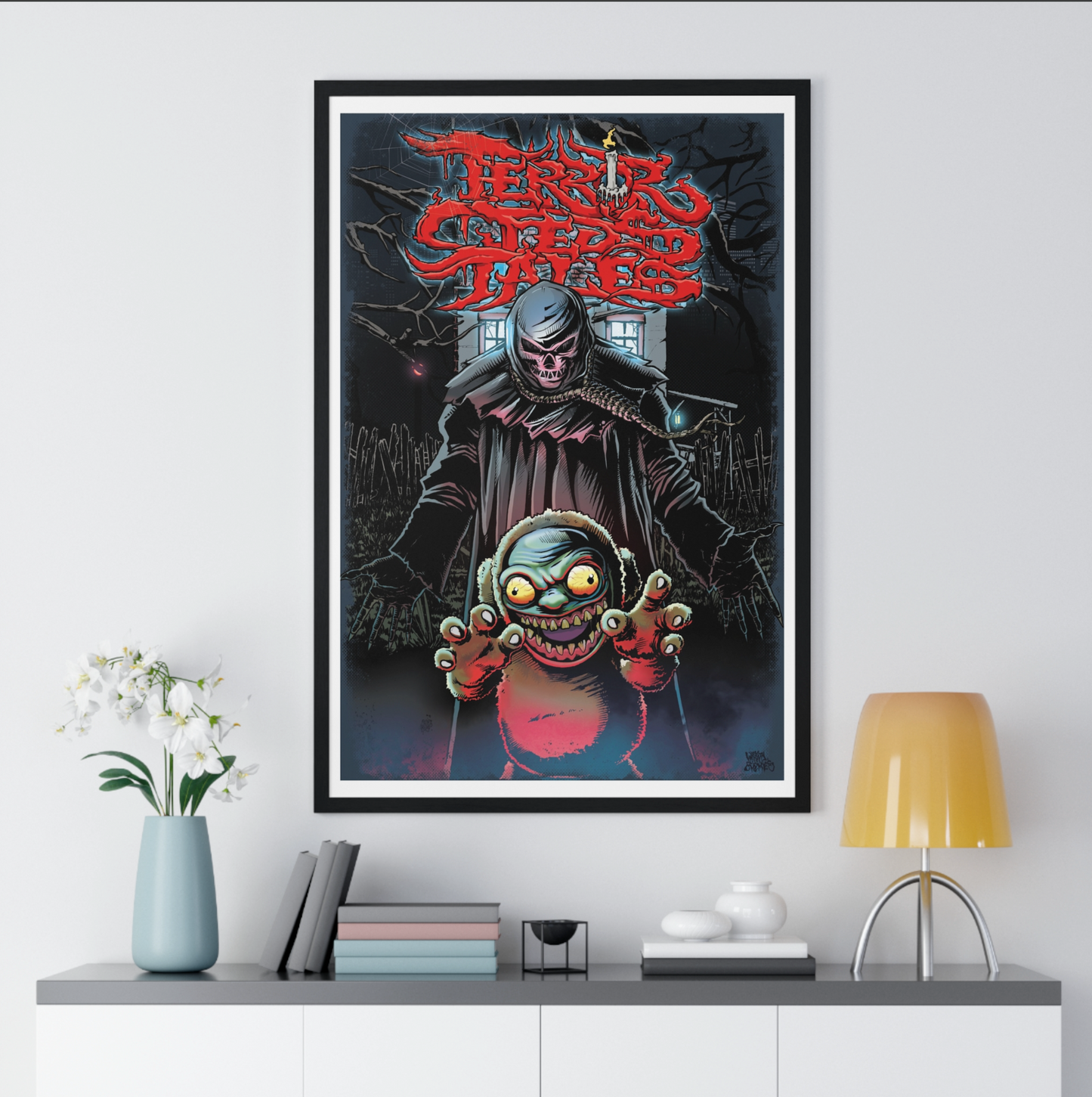 Poster Art Print (WHITE BORDER) - Who Wants It by Worthy Enemies