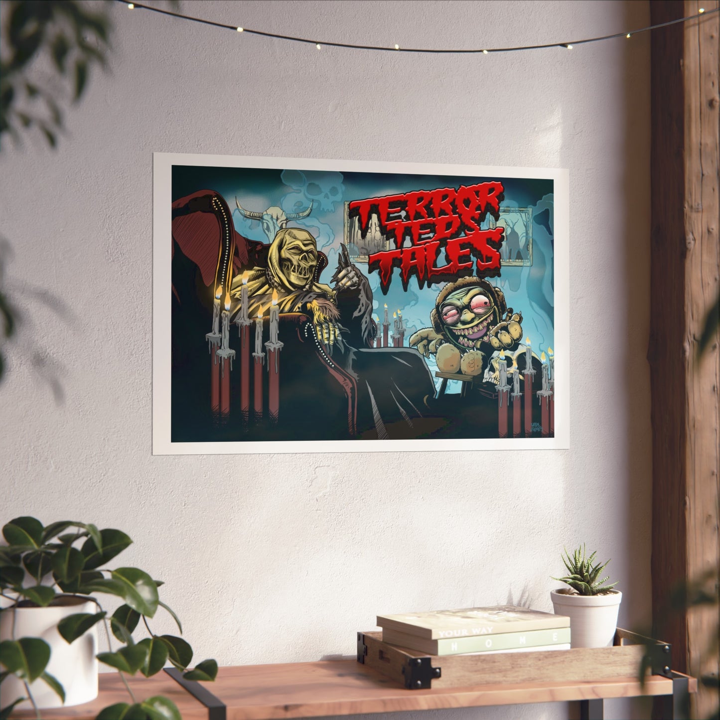 HIGH AS F*** (WHITE BORDER) - BY WORTHY ENEMIES