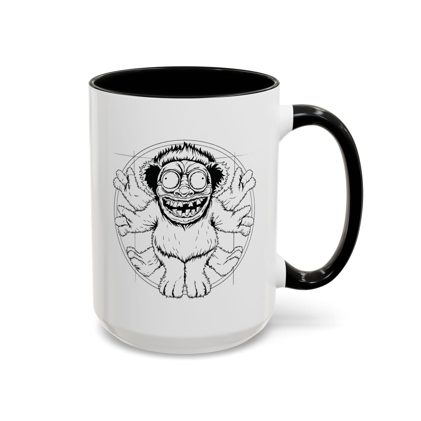 DAVINCI MUG - B&W (11, 15oz)