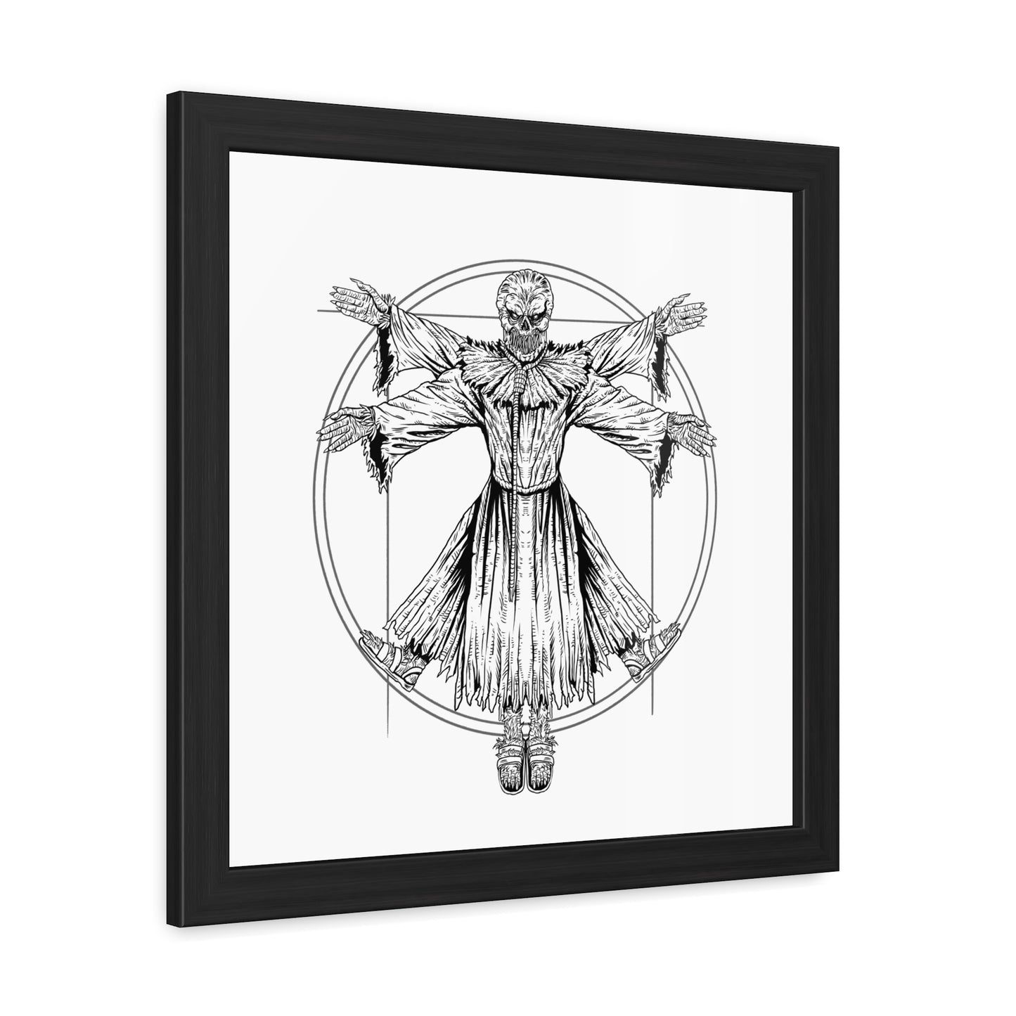 DAVINCI SACKHEAD - FRAMED PRINT