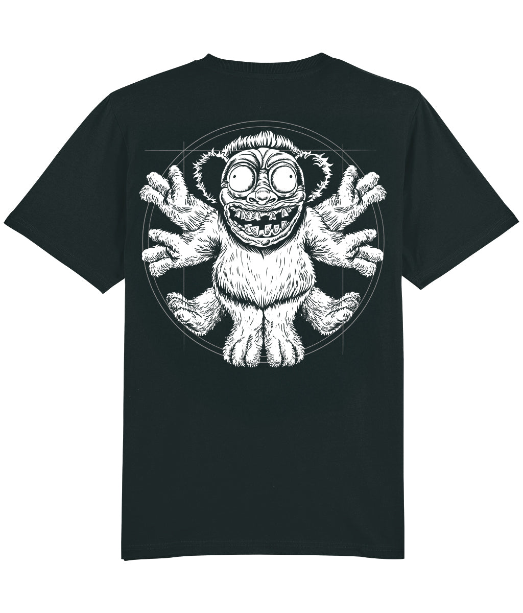 TED DAVINCI B&W - BLACK T-SHIRT