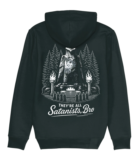 THEY'RE ALL SATANISTS - HOODIE BLACK