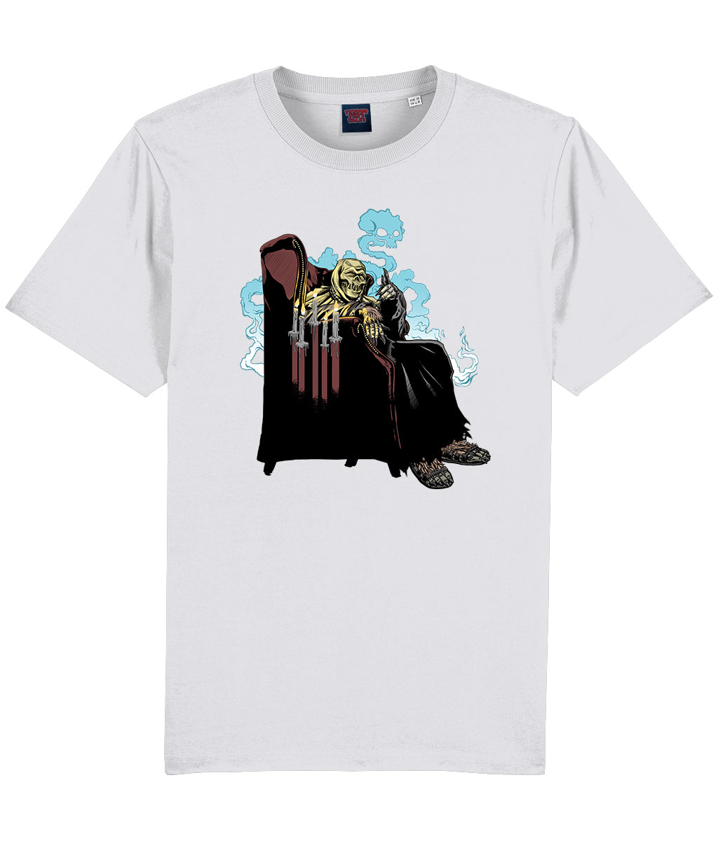 SACKHEAD - HIGH AS F*** - WHITE T-SHIRT