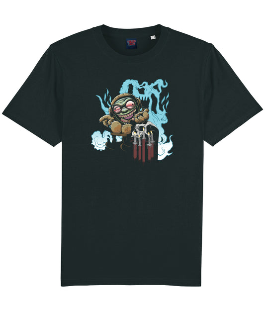 TED HIGH AS F*** - BLACK T-SHIRT