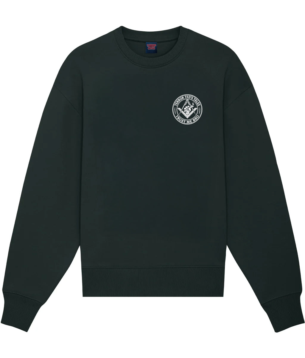 TRUST ME BRO B&W - SWEATSHIRT BLACK