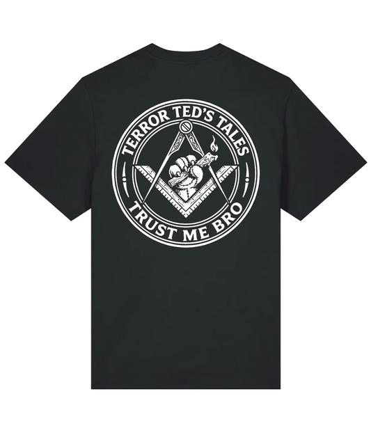 TRUST ME BRO - T-SHIRT BLACK (FULL BACK)